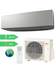   Fujitsu ASYG12KETAB/ASYG12KETAB Design (Silver) 3,4 kW-os split klíma szett